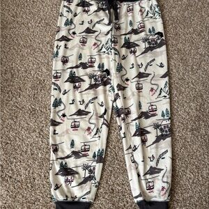 Soft Jogger Ski print Pajama Pant